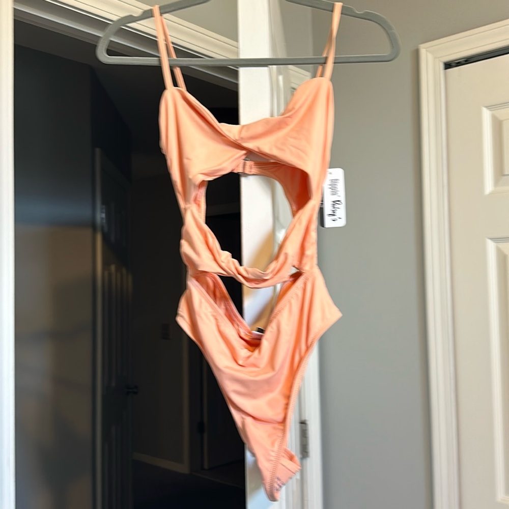 NWT Dippin' Daisy's Apricot One-Piece Swimsuit Small